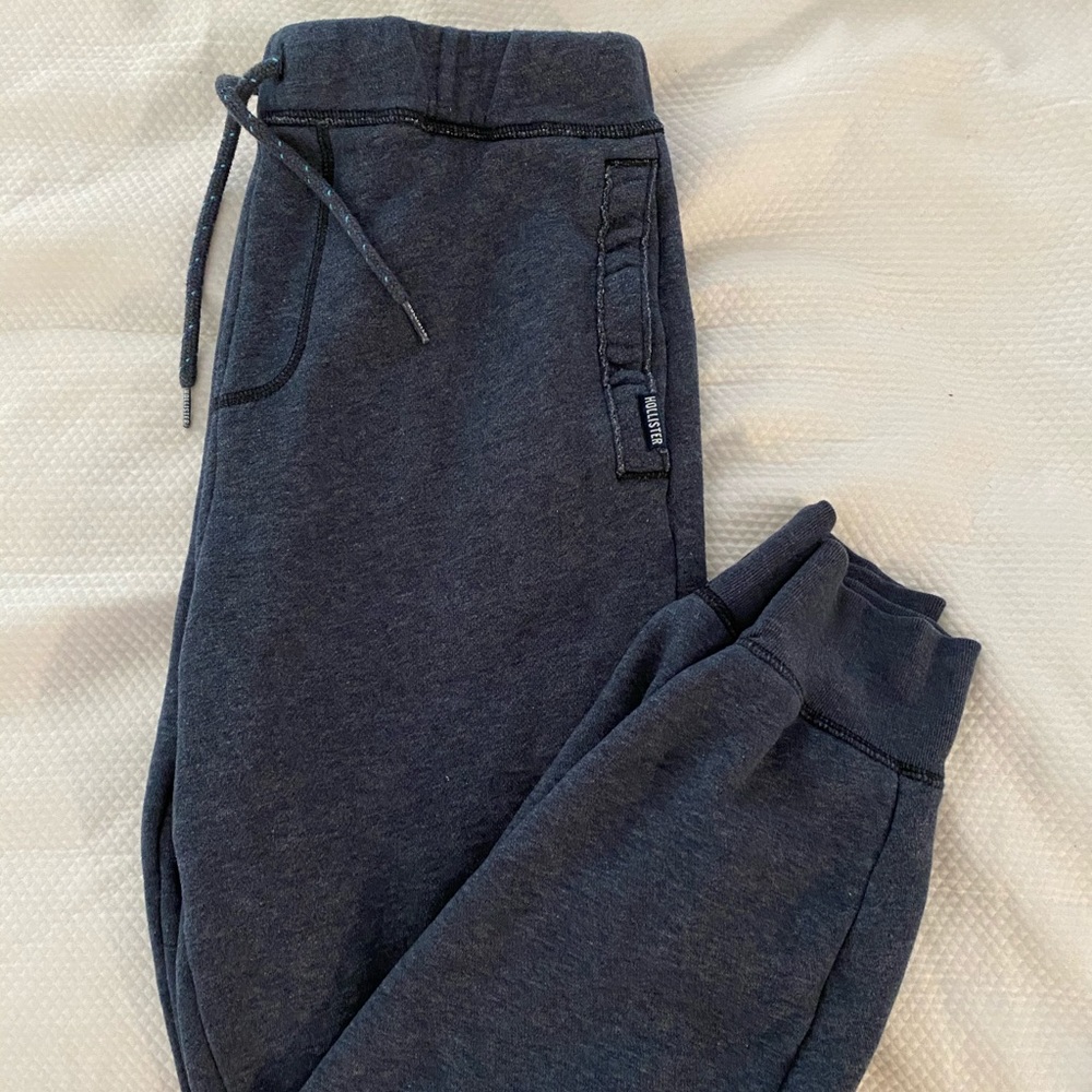 Hollister navy joggers